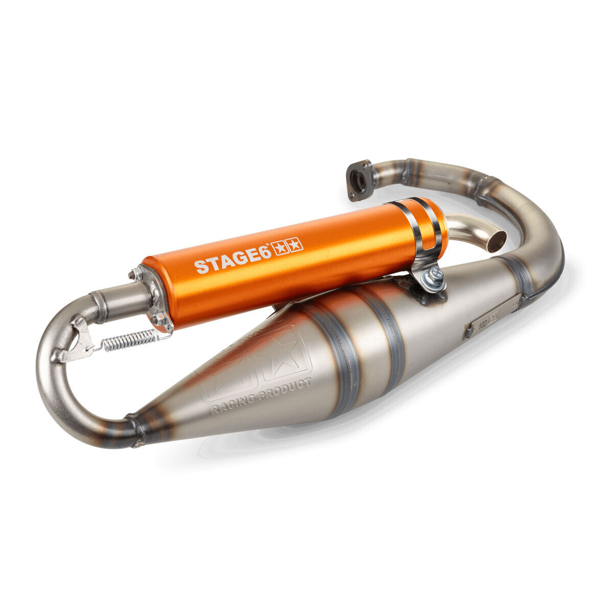MARMITTA STAGE6 PRO REPLICA MK2 ARANCIO PER YAMAHA BWS NEXT NG 50 1995-2008