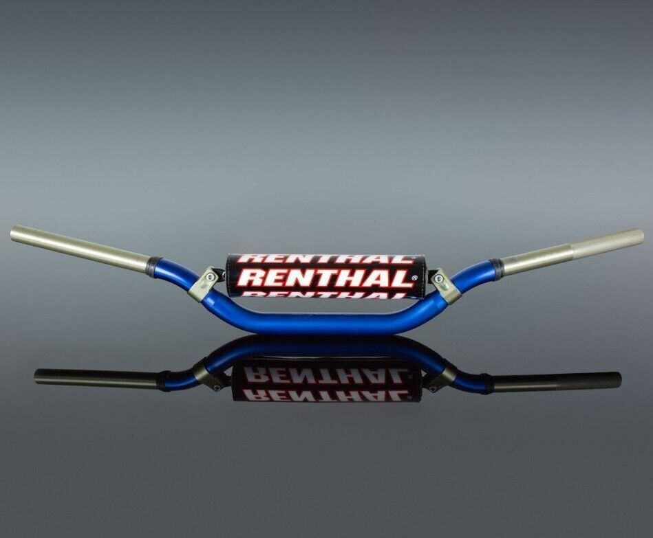 MANUBRIO CONICO 28,6 OFF ROAD CROSS ENDURO RENTHAL 997 TWINWALL BLU TRAVERSINO