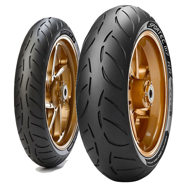 COPPIA GOMME METZELER 130/70-16 61W + 150/60-17 (66W) SPORTEC M7 RR