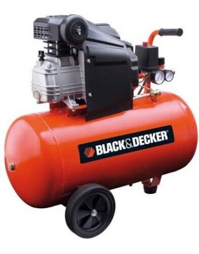 Black & Decker Compressore Aria Compressa ad Olio 50 Litri Hp 2,0 220V BD 205/50