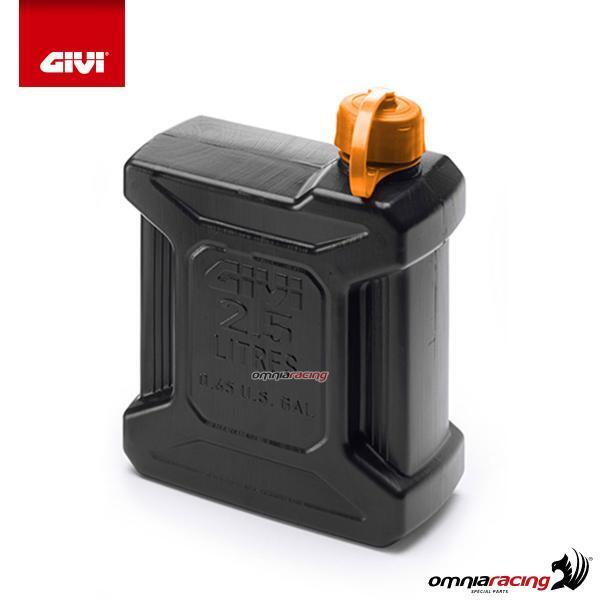 Givi 2.5 liter tank approved for the transport of petrol, water or oil