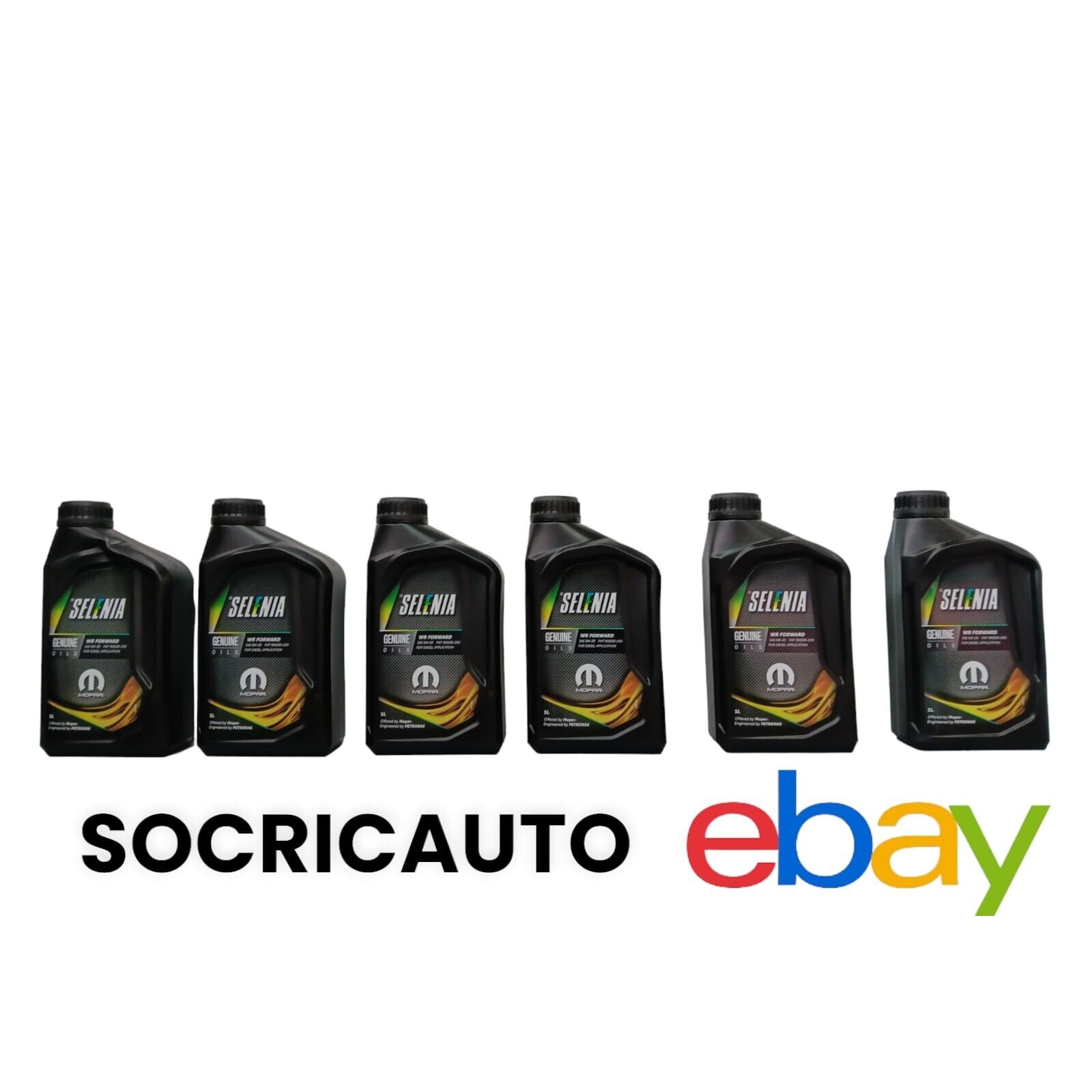 6 Litri Olio Motore  Selenia WR Forward 0W20 ACEA C5  MOPAR  FIAT 955535-DSX