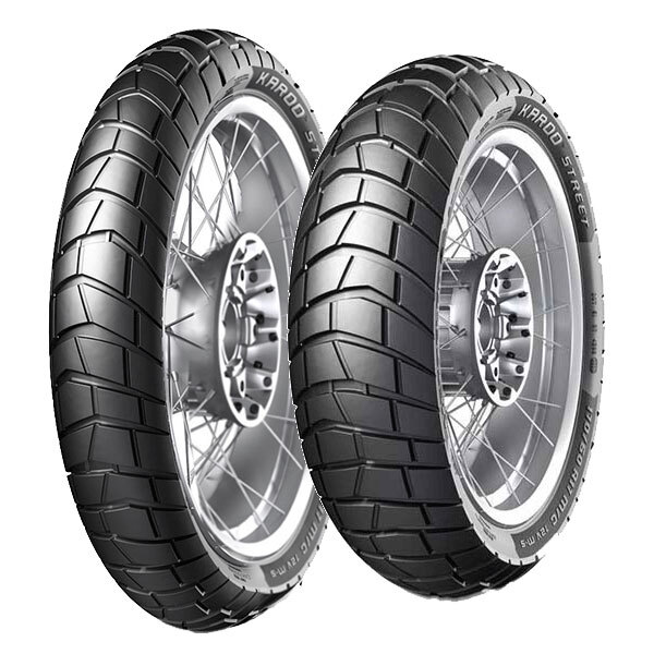 COPPIA GOMME METZELER 120/70-19 KAROO STREET + 140/70-17 KAROO STREET M+S