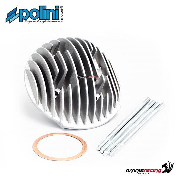 Testa cilindro Polini modello racing per Vespa 125 PK/XL D.57 2 fori