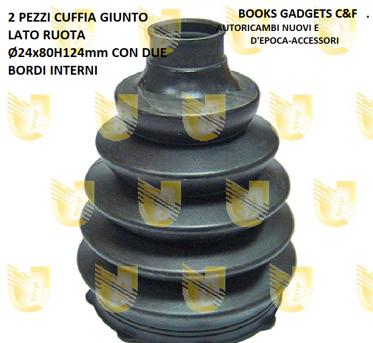 Per Opel Corsa E (2014>) 1.3 CDTi 95CV 2pz Cuffia Giunto Lato Ruota Ø24x80H124