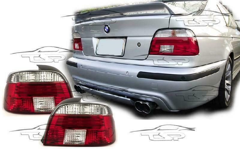 COPPIA FANALI BAR ROSSO LUCI POSTERIORI PER BMW E39 95-00 SERIE 5 NEW LIGHTS