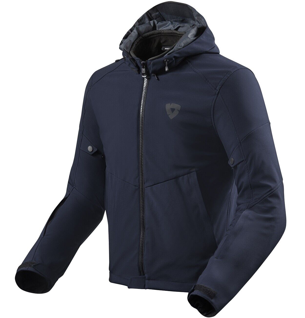 GIACCA JACKET MOTO REV'IT REVIT AFTERBURN BURN 2 H2O SOFTSHELL BLU TG M