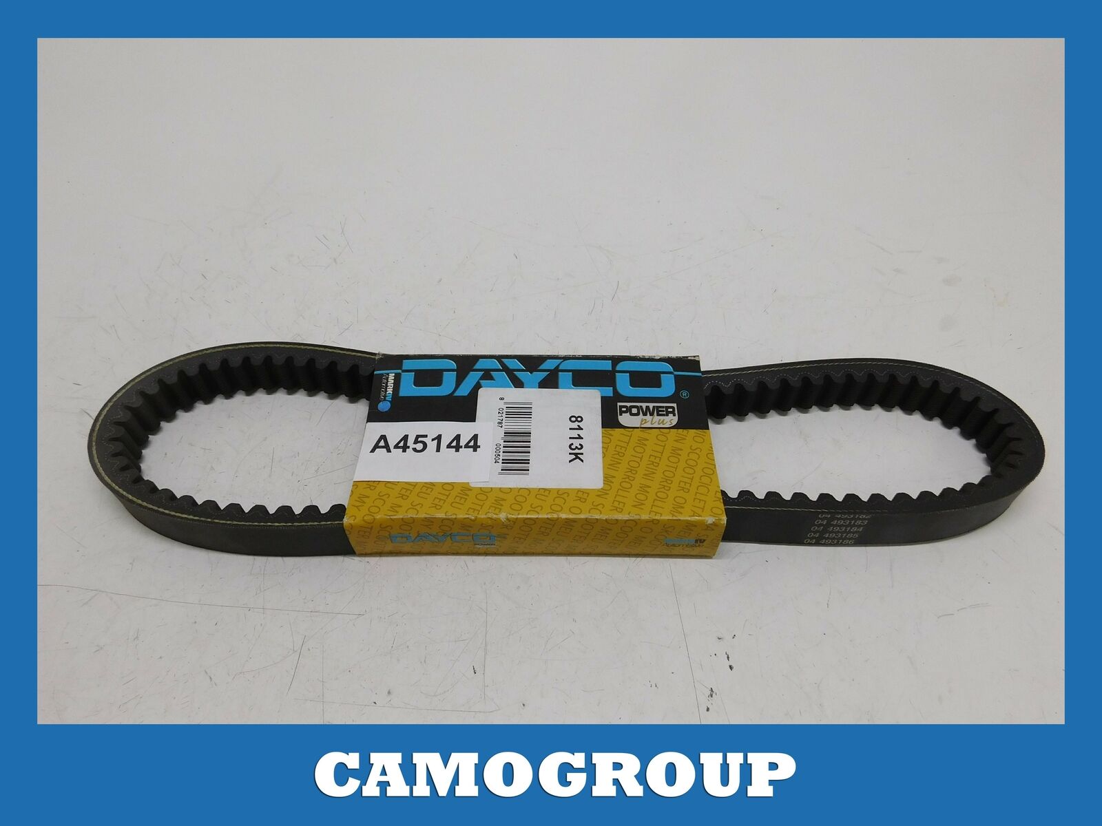 CINGHIA TRASMISSIONE DENTATA TOOTHED TRANSMISSION BELT DAYCO MALAGUTI MADISON