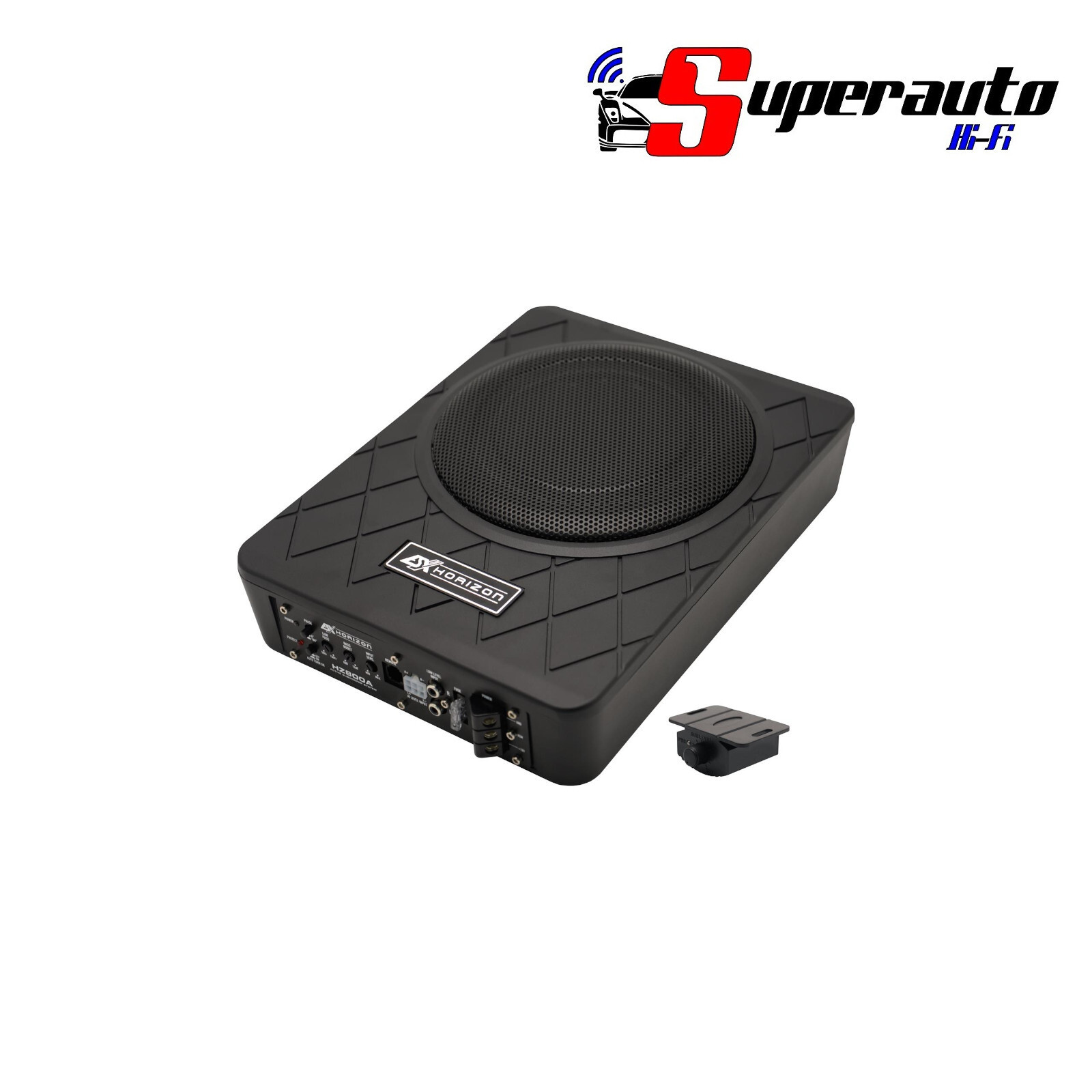 ESX HZ 800 A Subwoofer 20 cm amplificato ultra piatto sotto sedile 100 W RMS