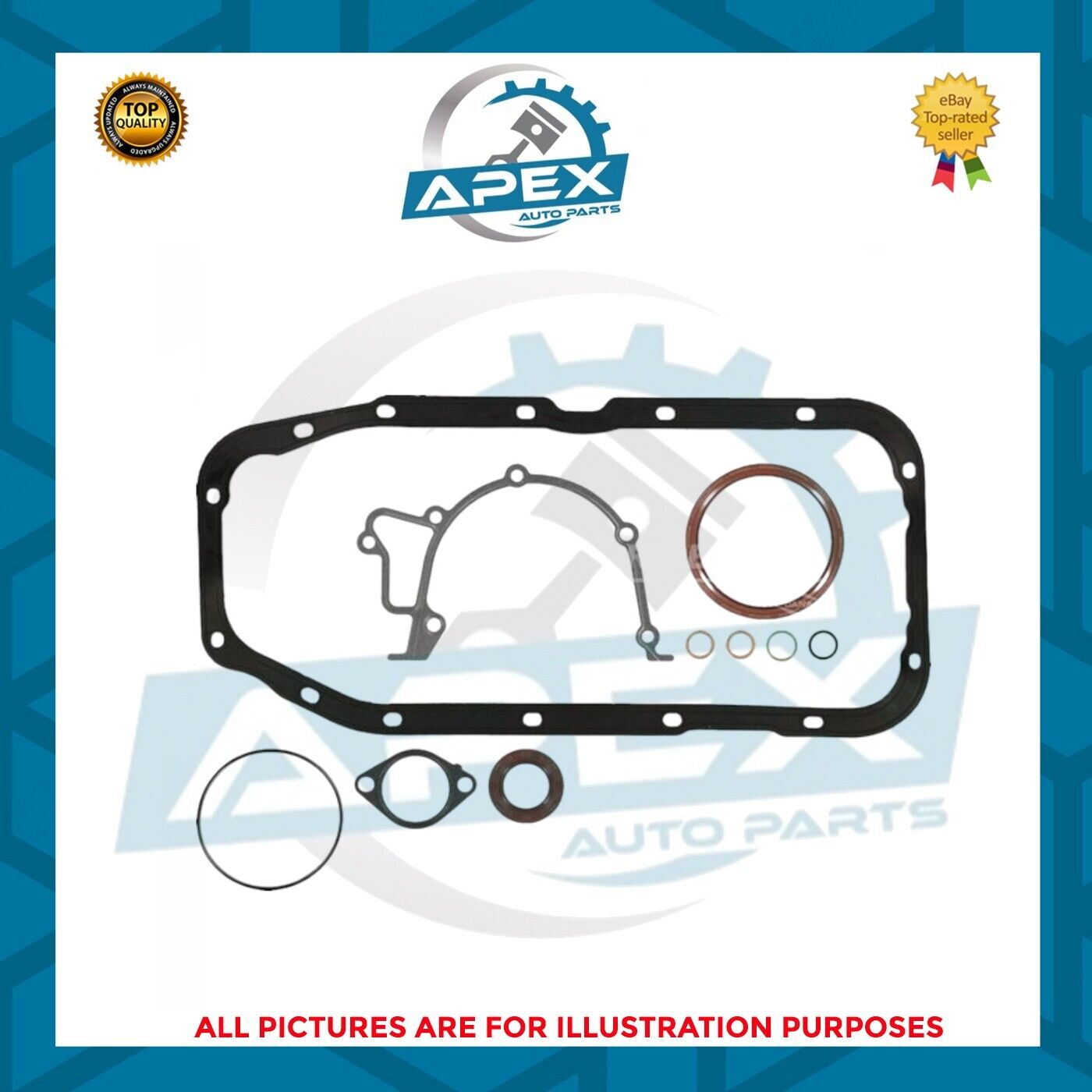 Per Vauxhall C20NE 20NE 2.0 8V Victor Reinz Inferiore Terminale Set
