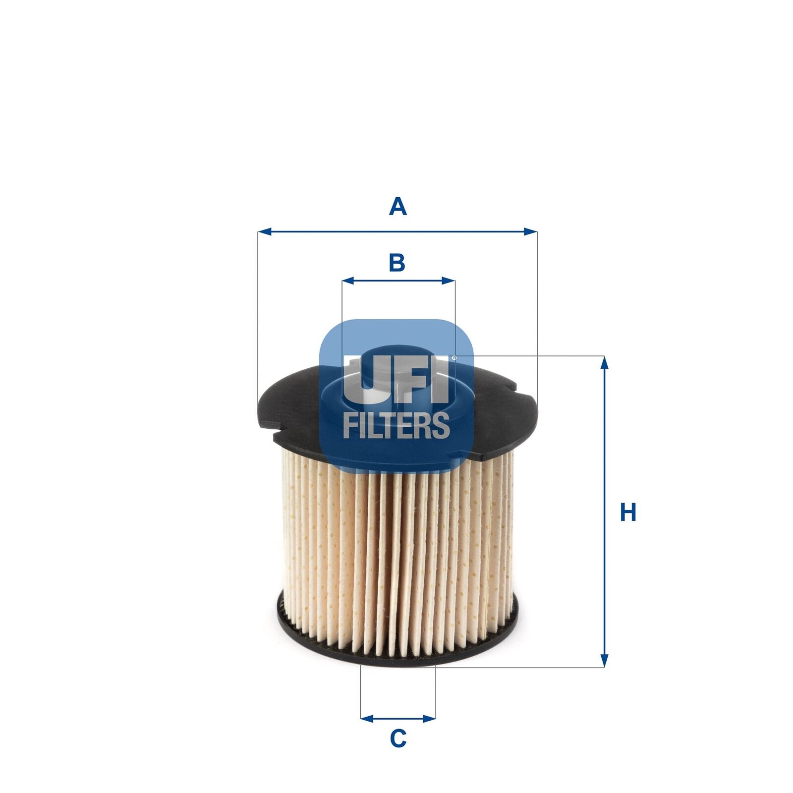 UFI 26.104.00 filtro carburante uguale a 26.104.00