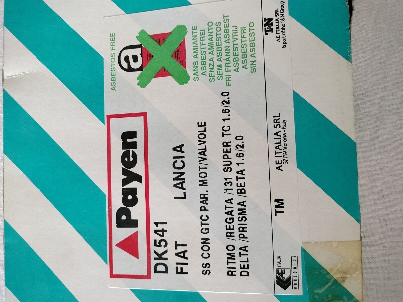 Serie Smeriglio Payen Dk541 Fiat  Lancia