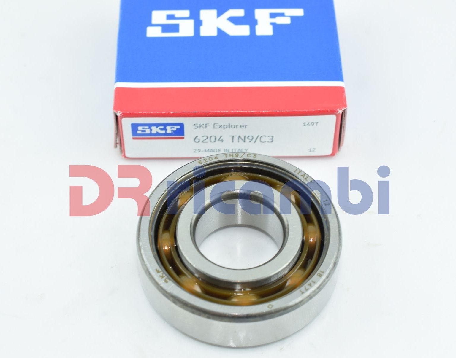 CUSCINETTO A SFERE CAMBIO FIAT LANCIA SKF 6204TN9/C3 FIAT 55208335 -D. 20x47x14