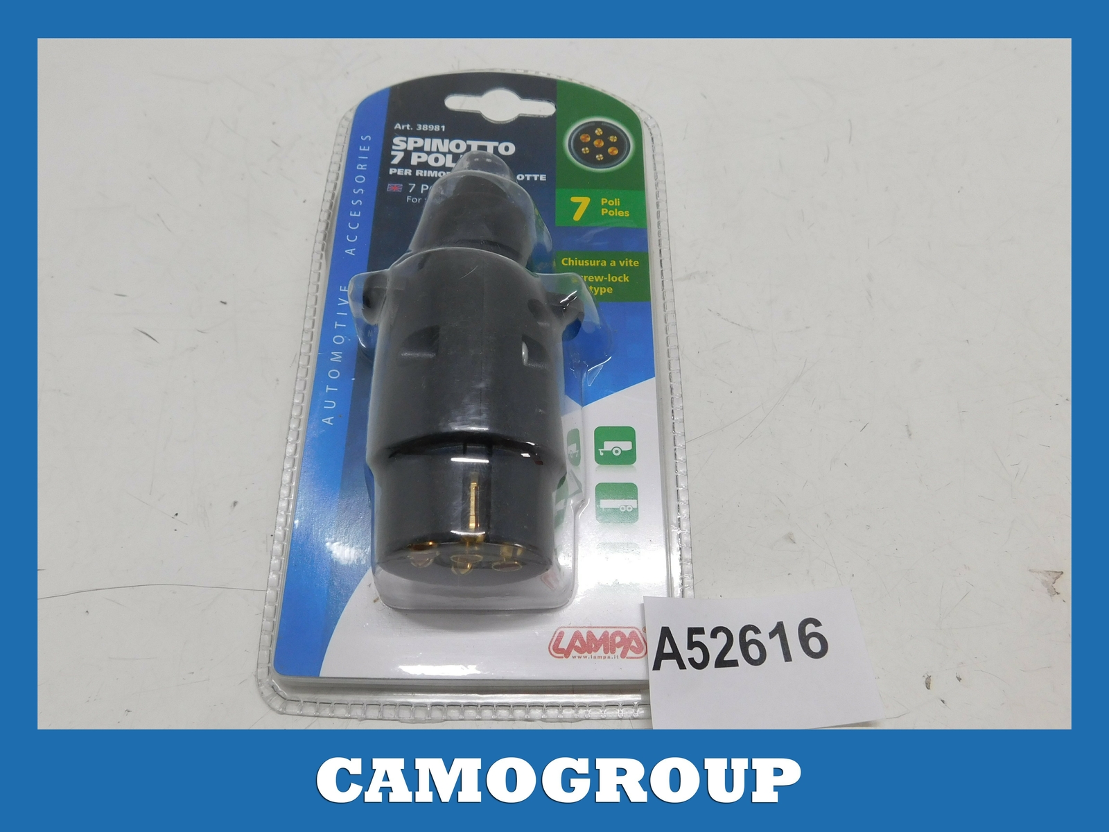 SPINOTTO 7 POLI 7-PIN PLUG LAMPA 38981