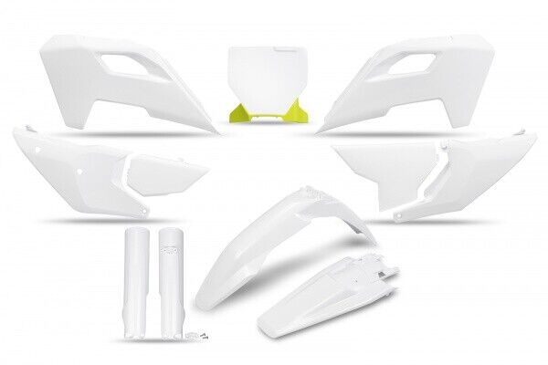 kit plastiche FULL Husqvarna TC FC TX 125 250 300 350 450 2023 - 2024 bianco