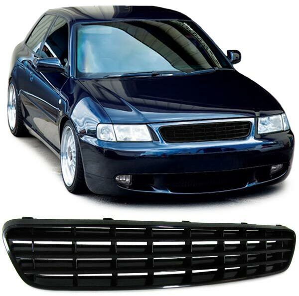 GRIGLIA SPORT ANTERIORE NERO PER AUDI A3 8L 96-00 GRILL NEW