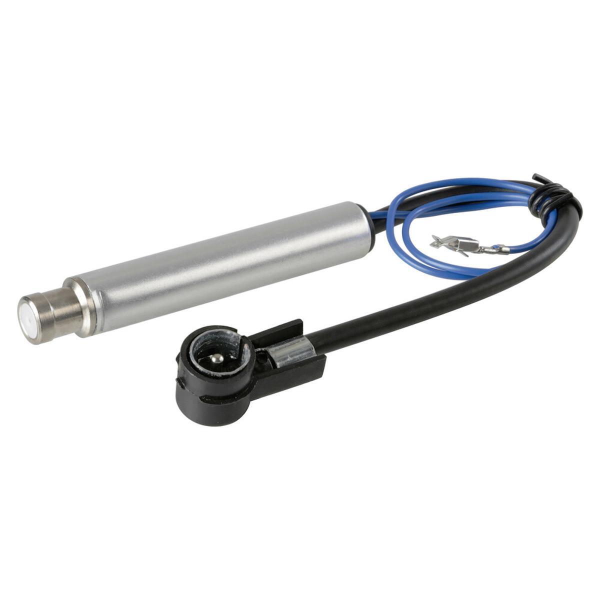 ADATTATORE ANTENNA ISO FEMMINA>ISO MASCHIO 36,5CM CON AMPLIFICATORE