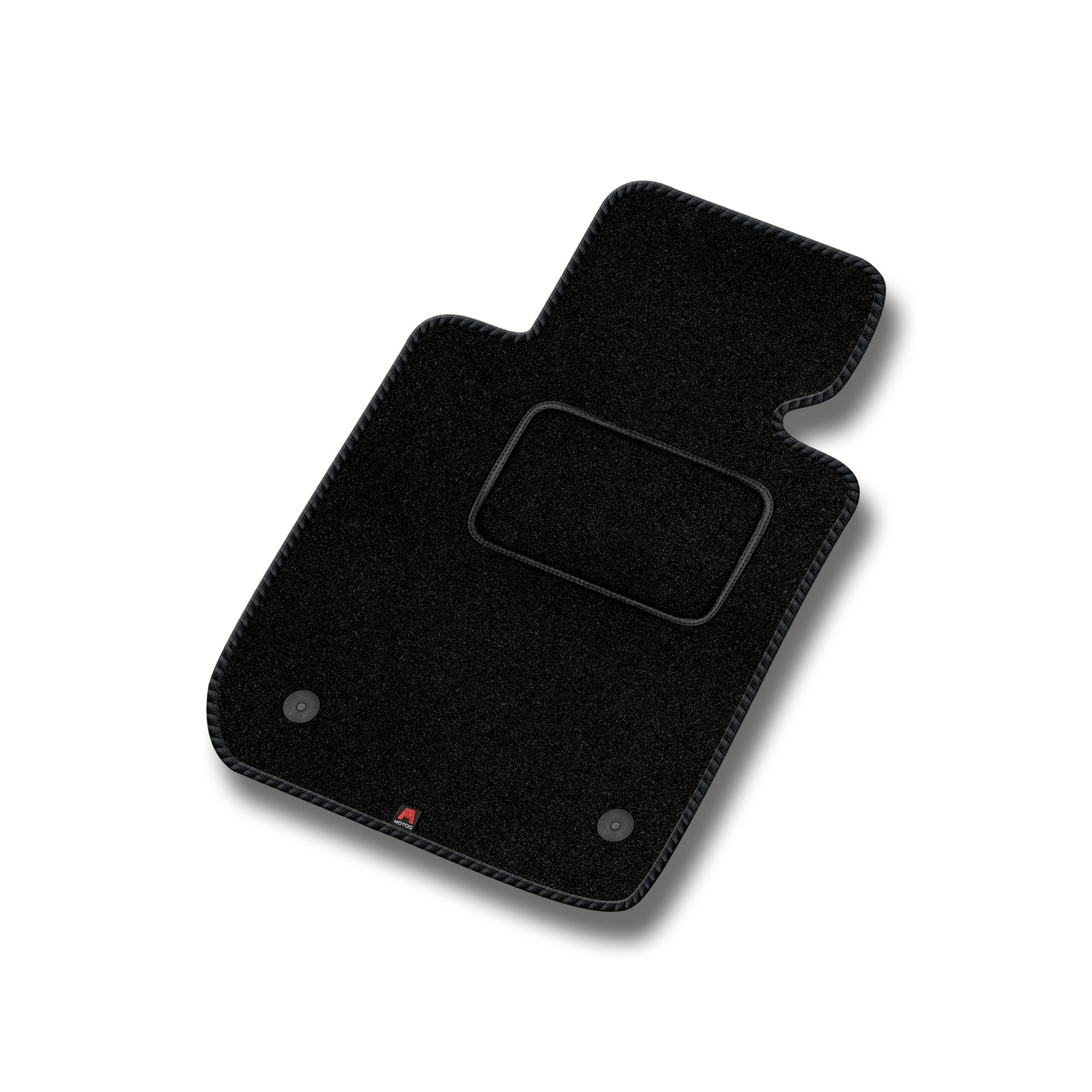 ME36-1 1pz Tappetino Velluto STREAK Nero per Mercedes-Benz GLK X204 2008-2015 ta