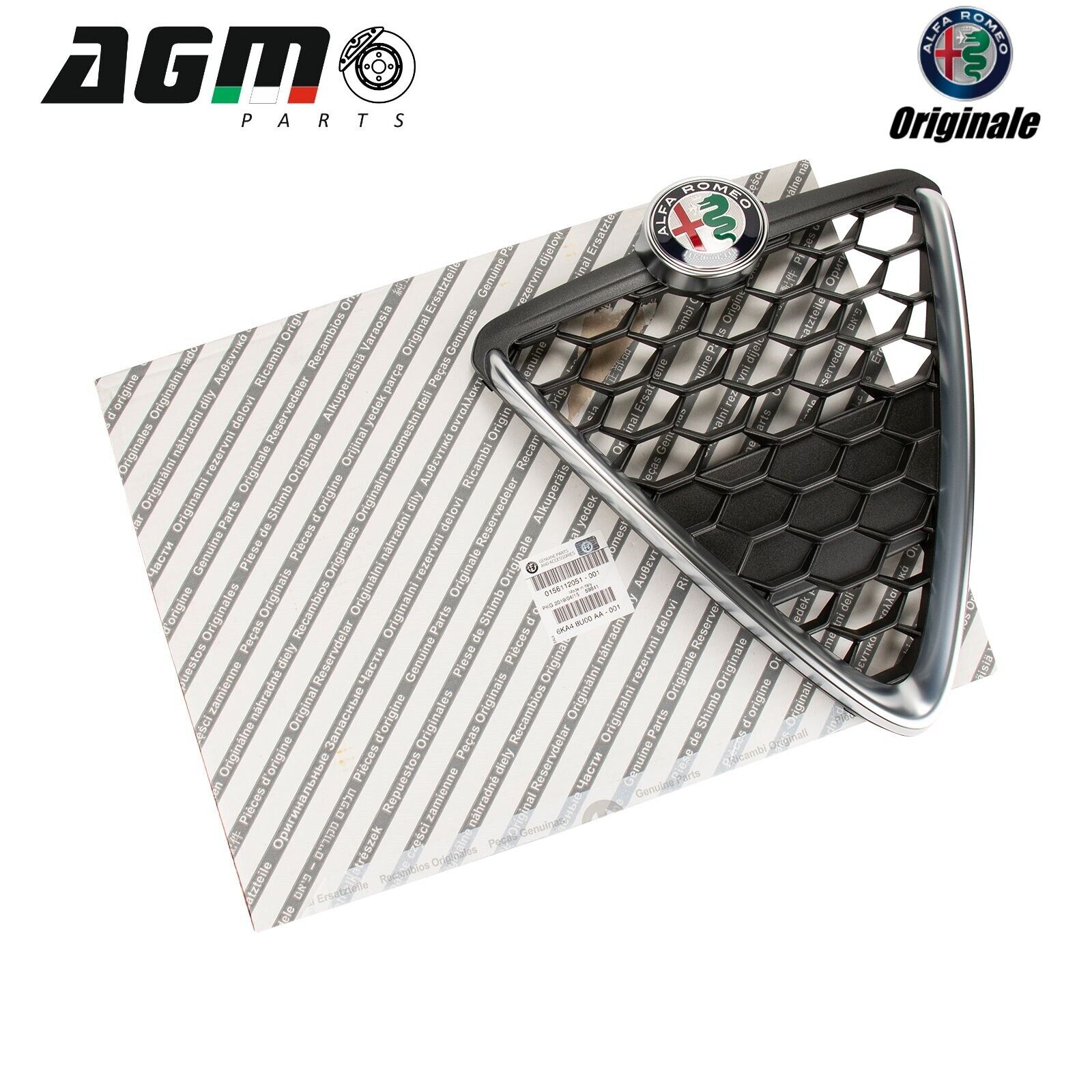 GRIGLIA RADIATORE SCUDO RESTYLING NIDO D'APE ORIGINALE ALFA GIULIETTA 156112051