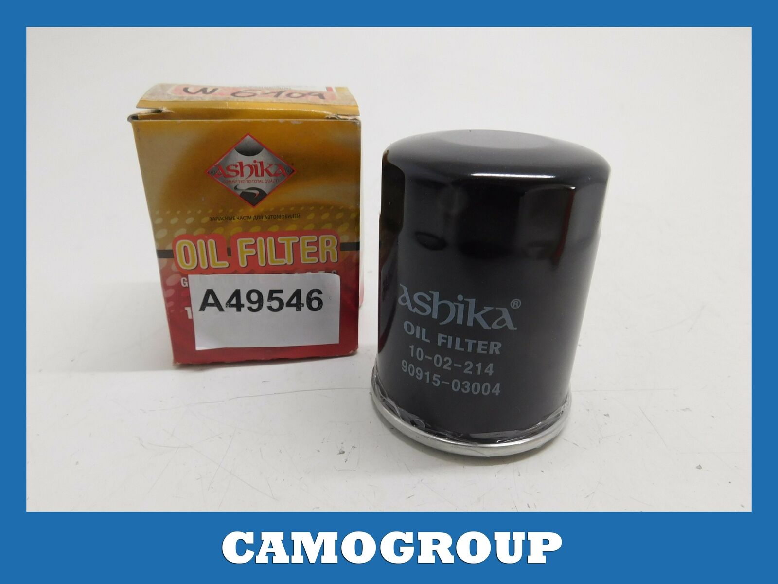 FILTRO OLIO OIL FILTER ASHIKA PER FIAT SEDICI TOYOTA AVENSIS CAMRY W6109 1002214