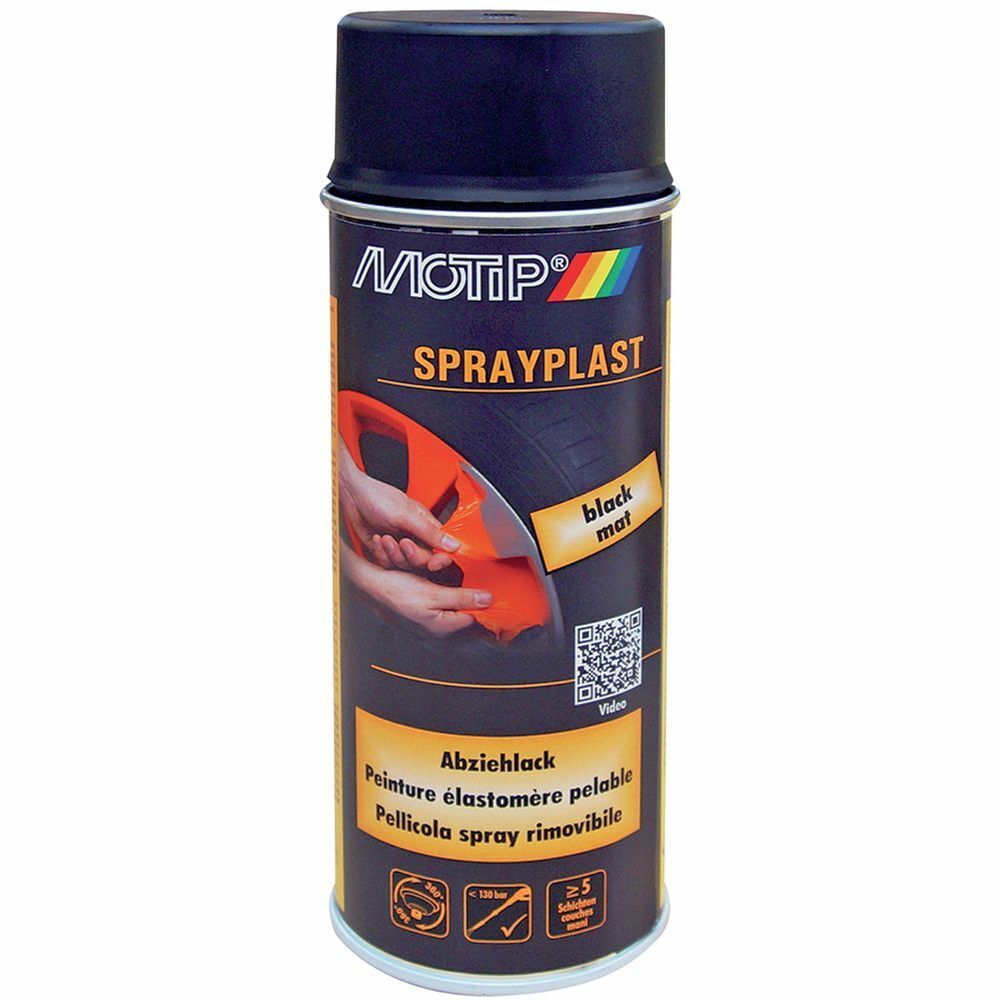VERNICE SPRAY-PLAST MOTIP ARANCIO SEMI LUCIDO
