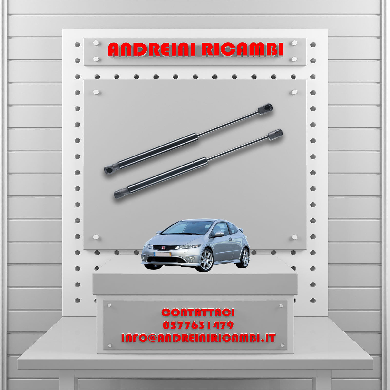 2 MOLLE A GAS BAGAGLIAIO HONDA CIVIC VIII 2.2 CDTI 103KW 140CV 2008 | MG11091