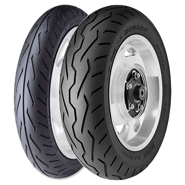 COPPIA GOMME DUNLOP 130/70-18 63H D251 (L) + 200/60-16 79V D251