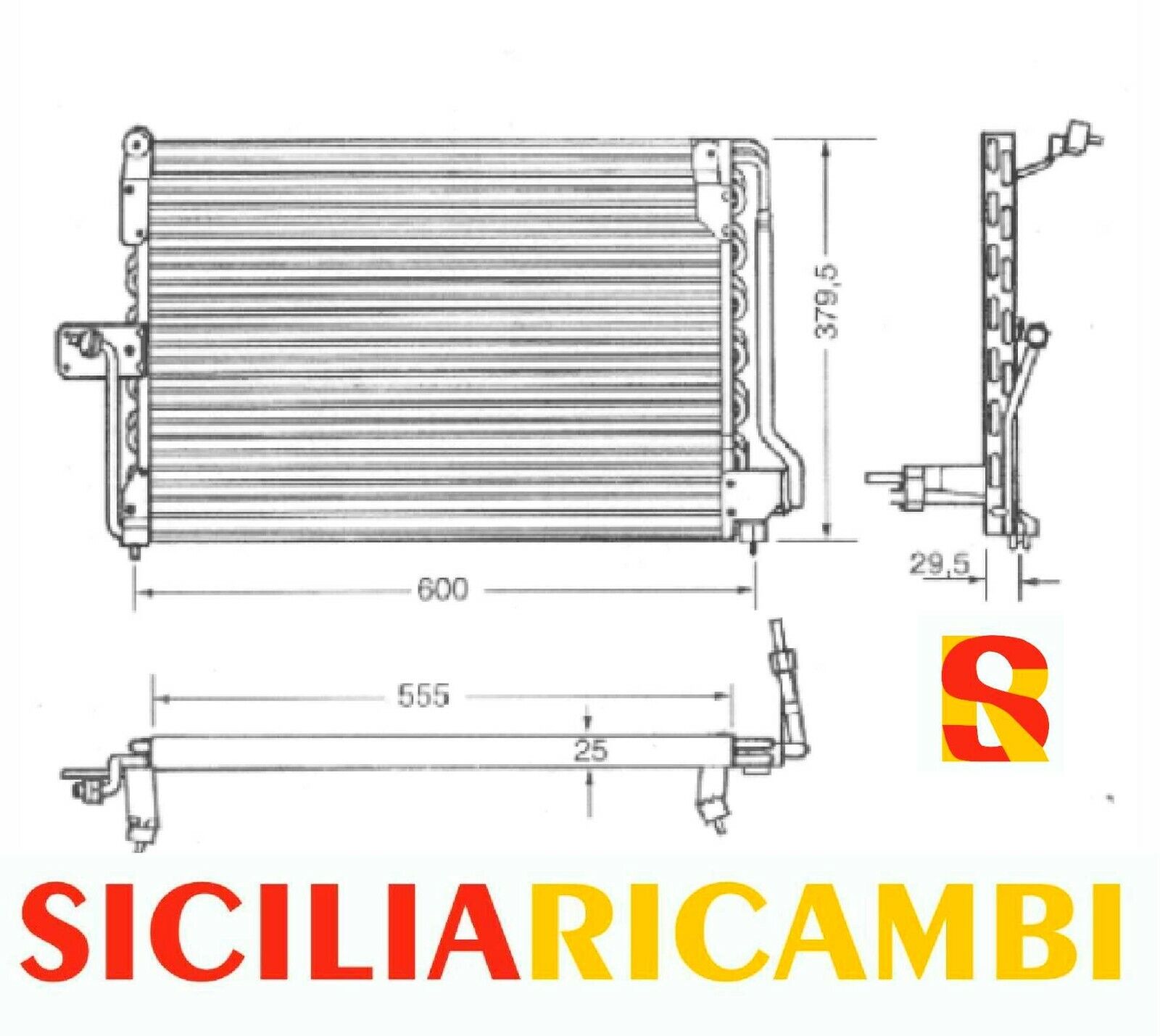 CONDENSATORE ARIA CONDIZIONATA PER OPEL / VAUXHALL  ASTRA  816903 VALEO