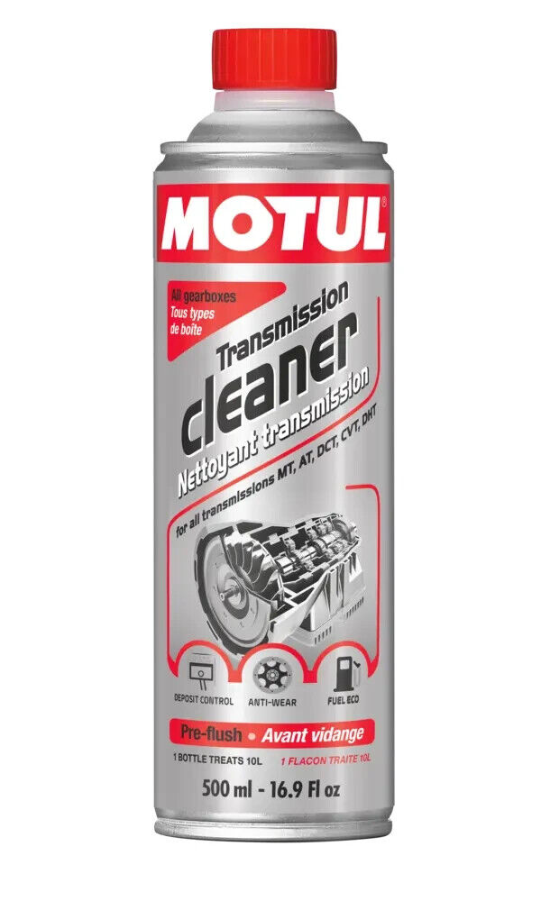 MOTUL TRANSMISSION CLEAN 500ml DETERGENTE TRASMISSIONE PER TUTTI I TIPI DI CAMBI