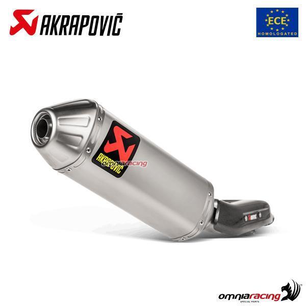 Akrapovic exhaust approved titanium slip-on Yamaha Tenere 700 2019-2020