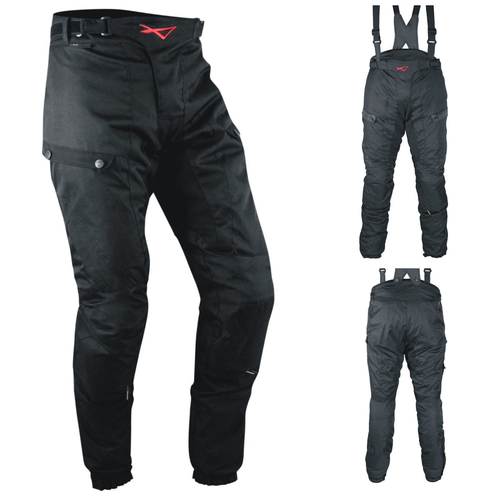 CE Armored Motorcycle Motorbike Waterproof Textile Thermal Man Trousers 30