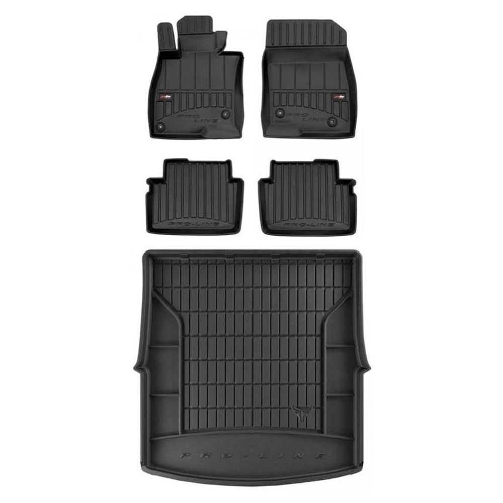 Frogum TPE Pro-Line Tappetini+Portabagagli Set per Mazda 6 III 2012-2018 TPE set