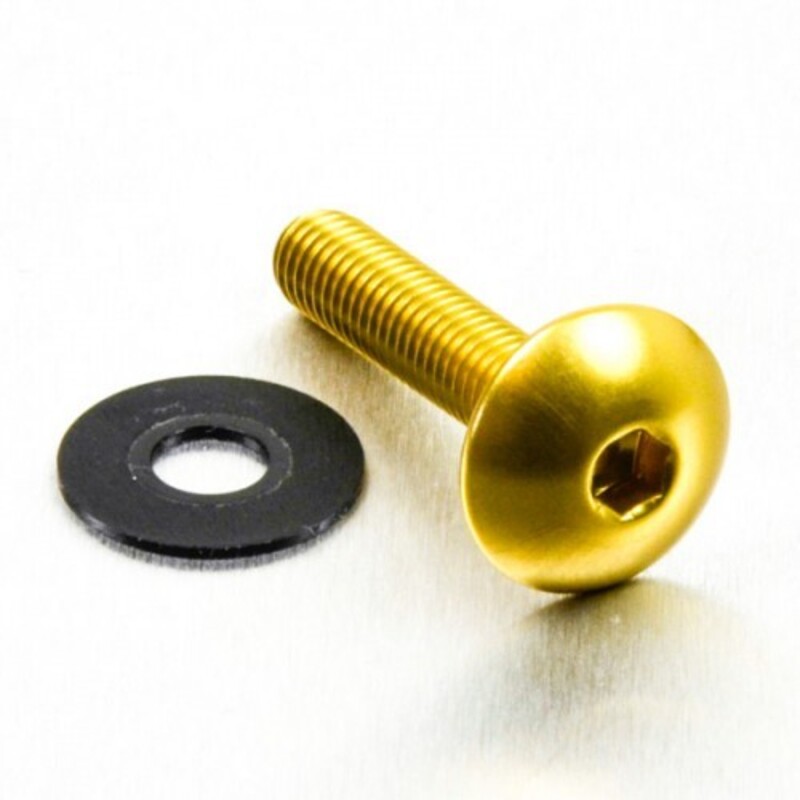 vite di alluminio pro-bolt testa arrotondati m6 x (1.00mm)x