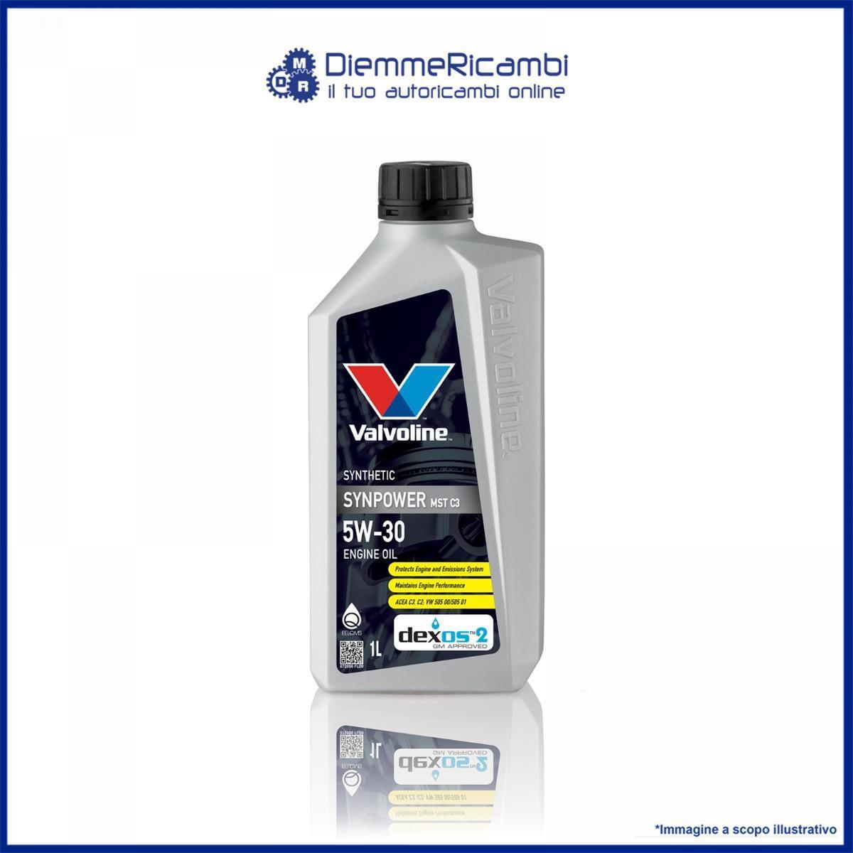 1 LITRO OLIO VALVOLINE 5W30 SYNPOWER MST C2 C3 - GM Dexos 2 - API SN/CF - MB