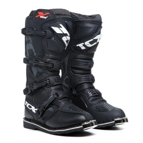 Stivali cross TCX enduro Tg 46 EU 12 US X-Blast neri off road racing boots mx
