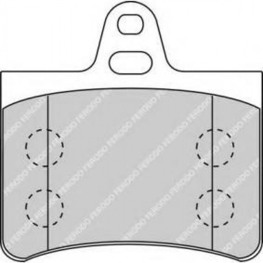 FDB1413 - PASTIGLIE FRENO POSTERIORI CITROEN C5 BOSCH 0986424580 - GALFER GA2060