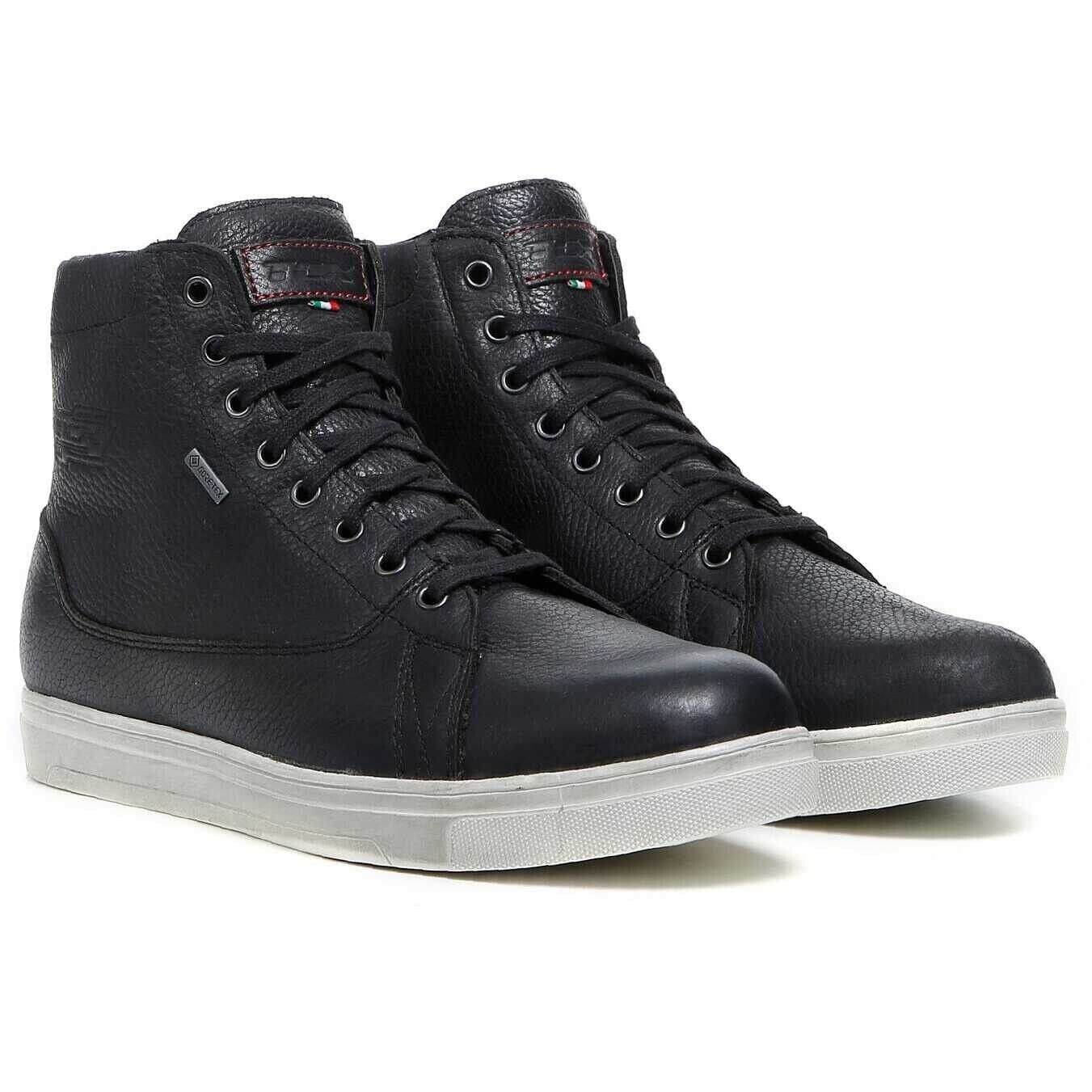 SCARPE STIVALI MOTO TCX MOOD GTX GORE-TEX PELLE NERO TG 45