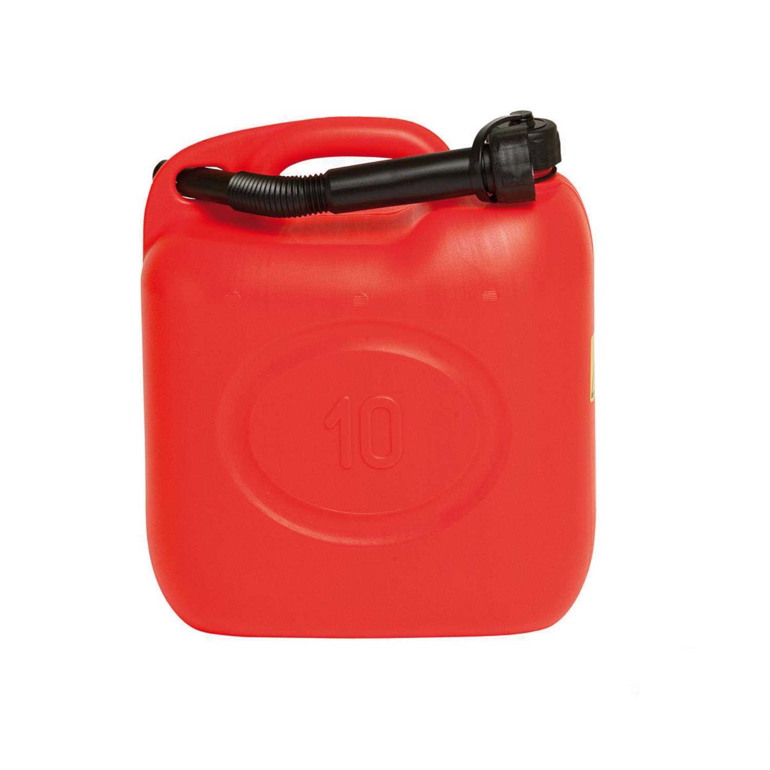 Tanica Benzina Carburante Miscela Olio Omologata Pesante Lt 10 Con Beccuccio
