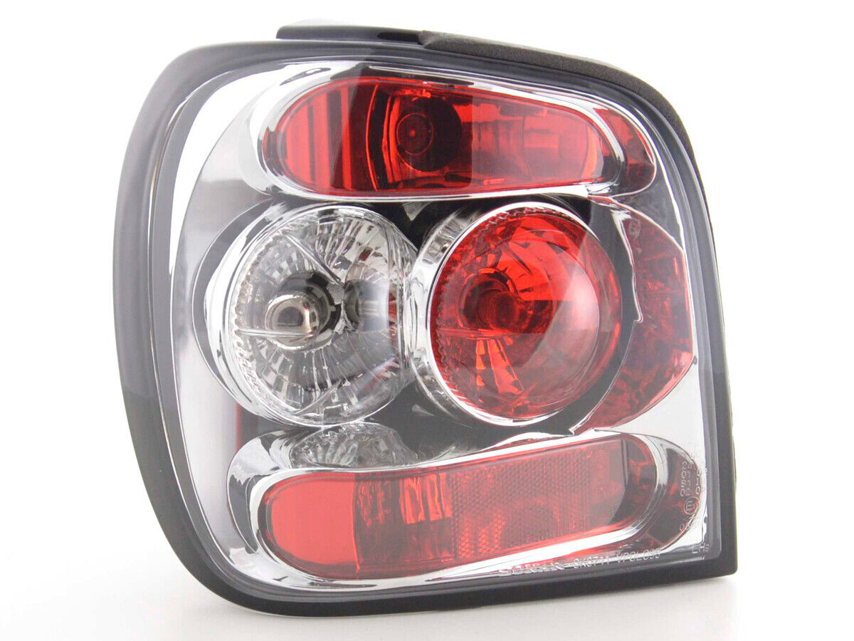 2 lights faros ARRIÈRE FEUX  4250414621254 VW Polo 6N2  99-01, chrome