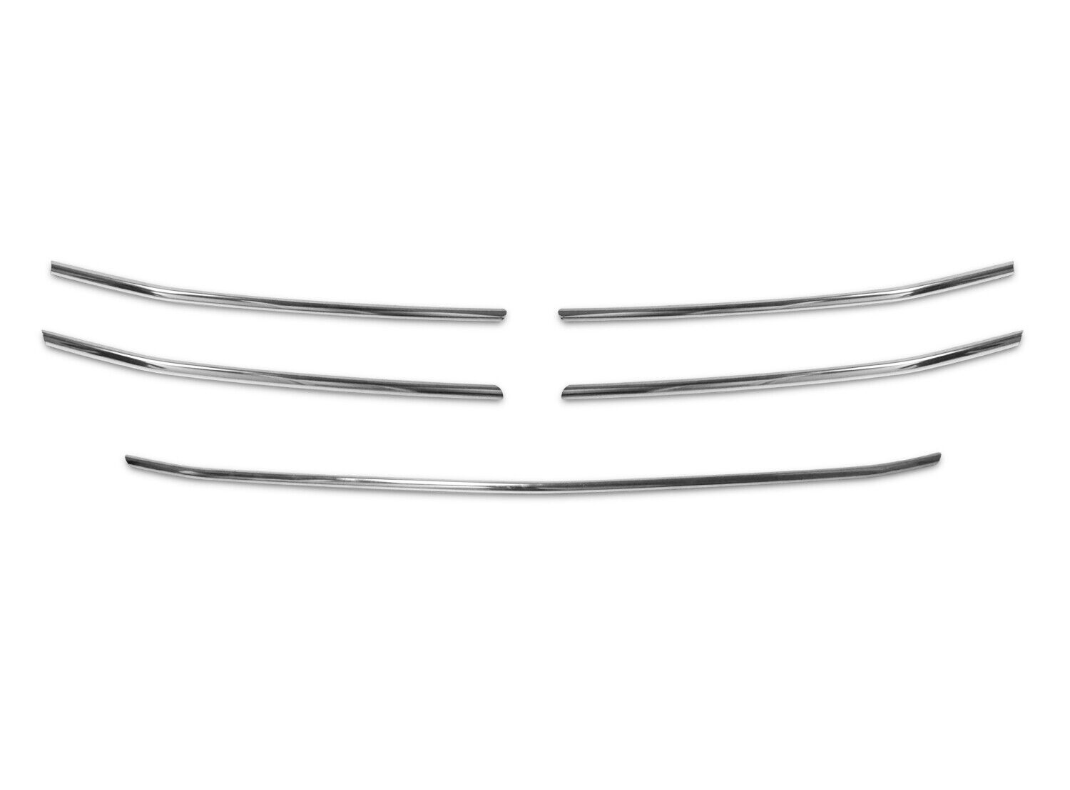 per MERCEDES SPRINTER W907 2018+ MODANATURE ANTERIORE GRIGLIA STRISCIA ACCIAIO