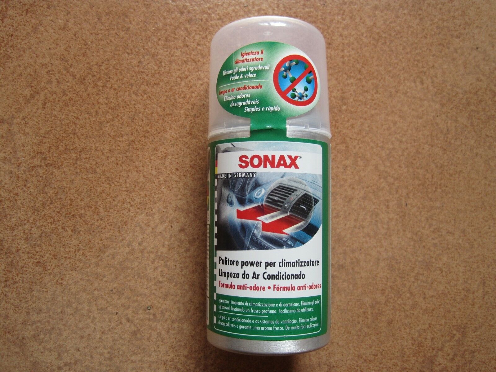 PULITORE POWER PER CLIMATIZZATORE Formula anti-odore SONAX  LUB 15437