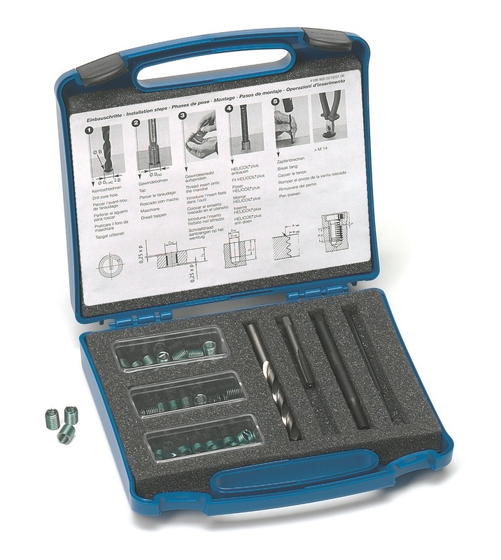 Kit Da Riparazione Di Filettature HELICOIL Plus m8 X 1,00 per Moto Ricambi