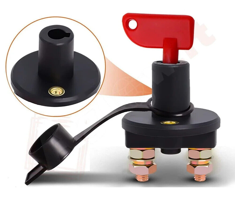 Staccabatteria Auto Interruttore 100A, STACCA BATTERIA per auto FIAT 500 126 COR