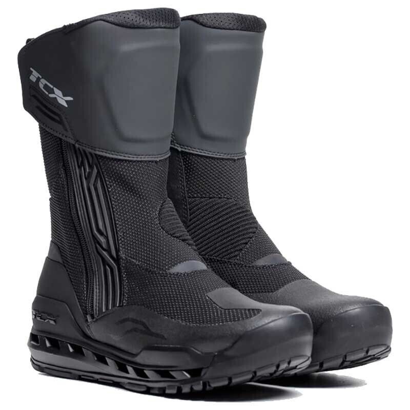 STIVALI MOTO IMPERMEABILI TCX CLIMA 2 SURROUND GORE-TEX PELLE CORDURA TG 45