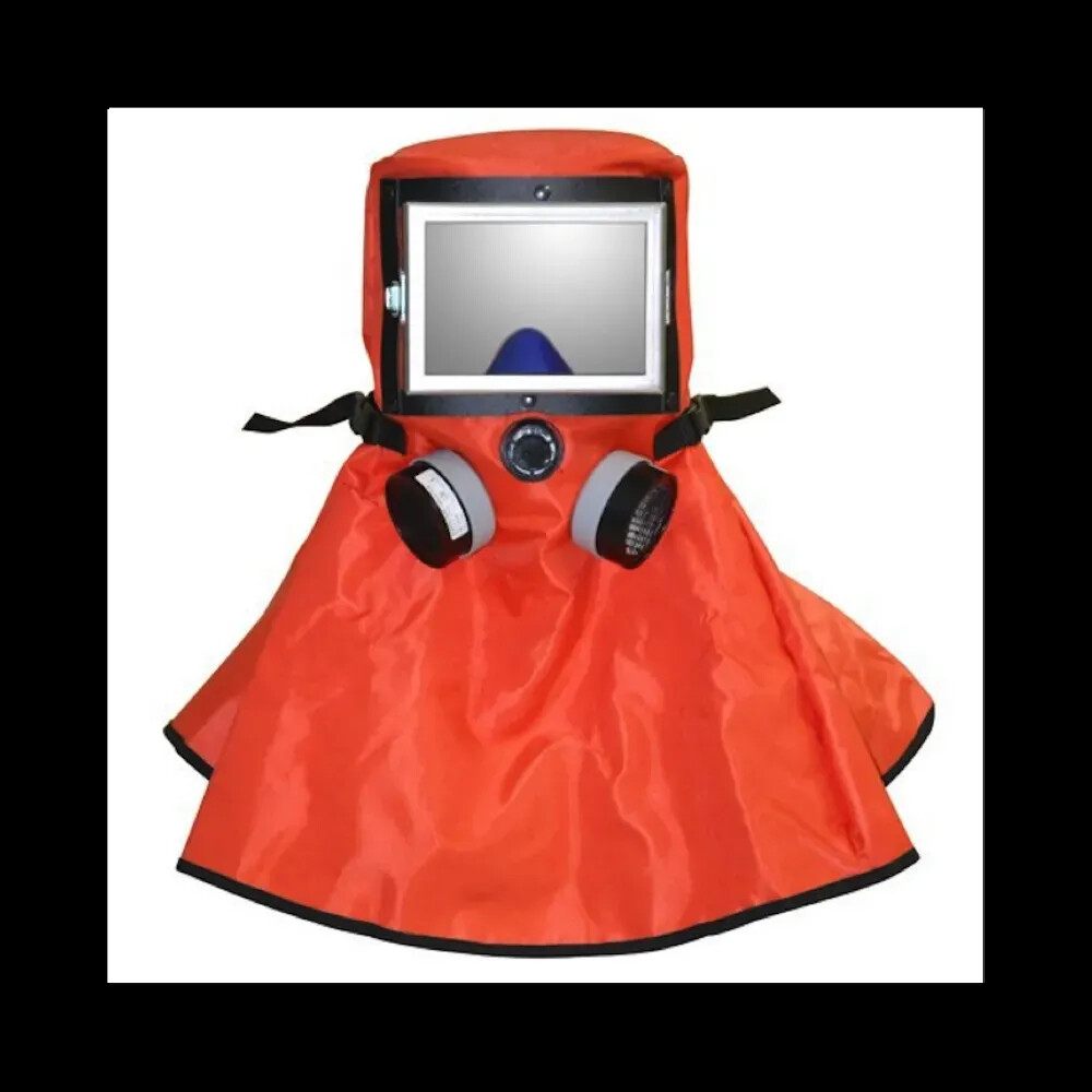Semimaschera Casco protettivo per sabbiatura - Visiera e filtro