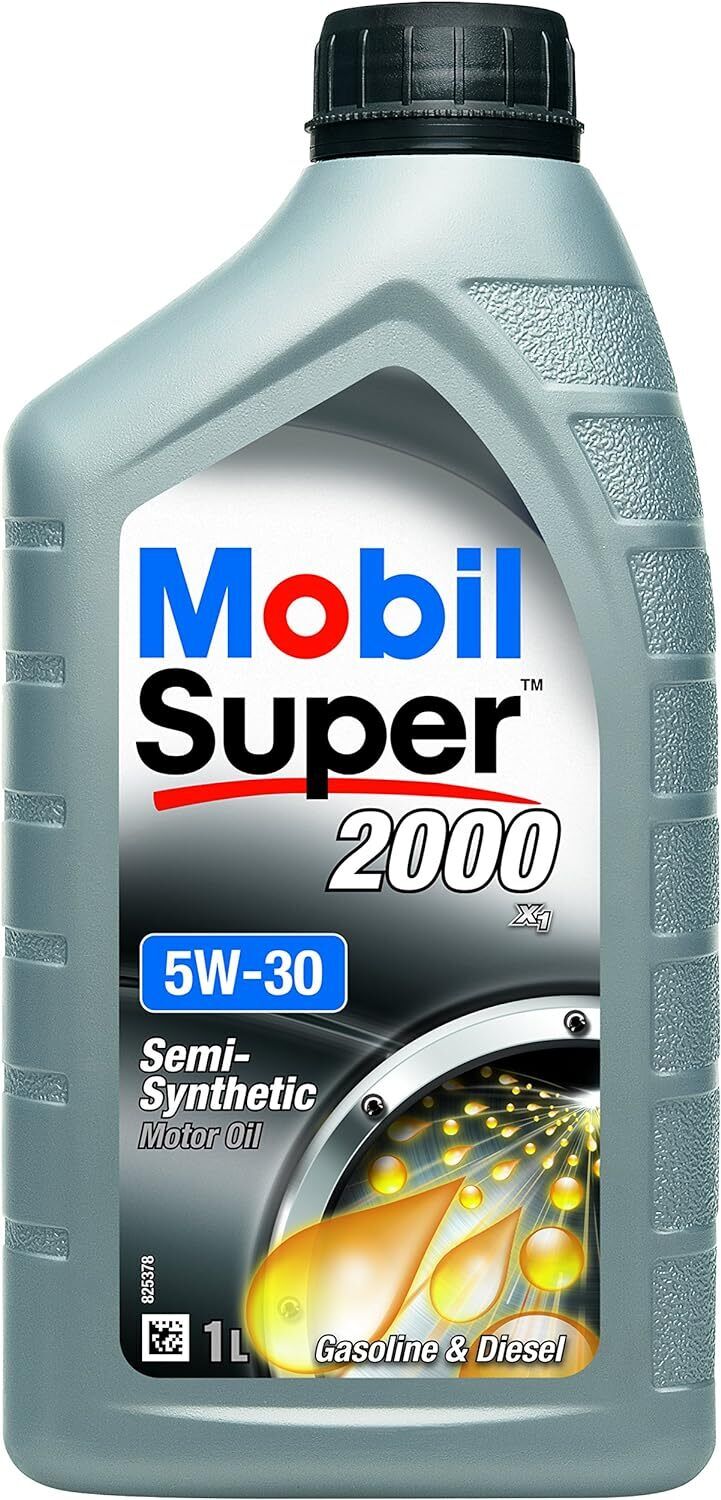 1 LATTINA MOBIL SUPER2000 5W-30 X1 OLIO MOTORE DIESEL