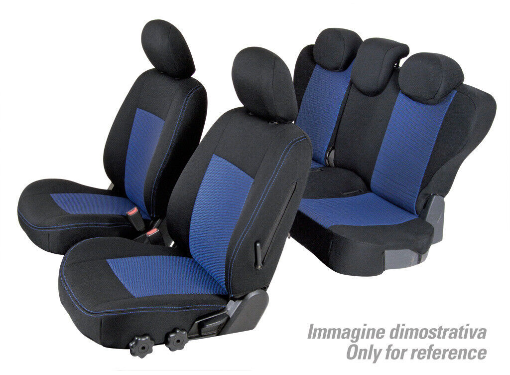 Set coprisedili Superior - Nero/Blu - su misura per Ford Kuga (03/13>10/19)