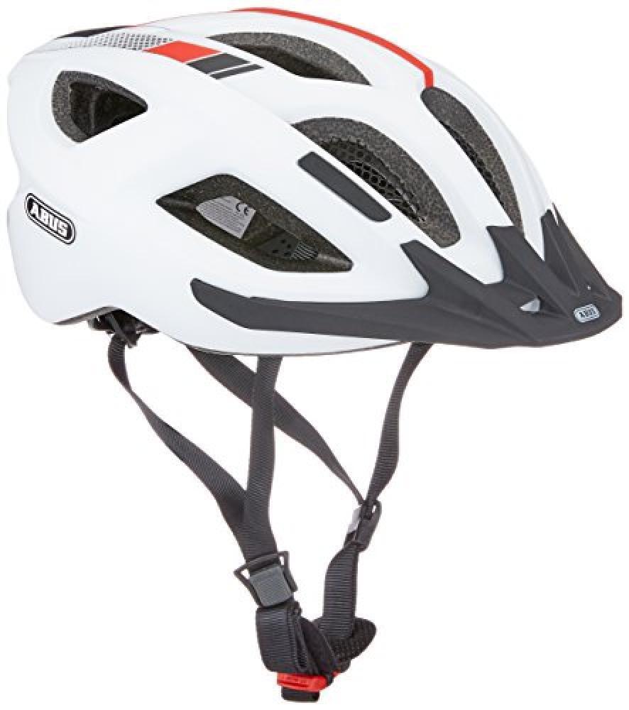 (TG. M) ABUS Aduro 2.0 Casco da bicicletta, Unisex, Aduro 2.0, Bianco Race, 52-5