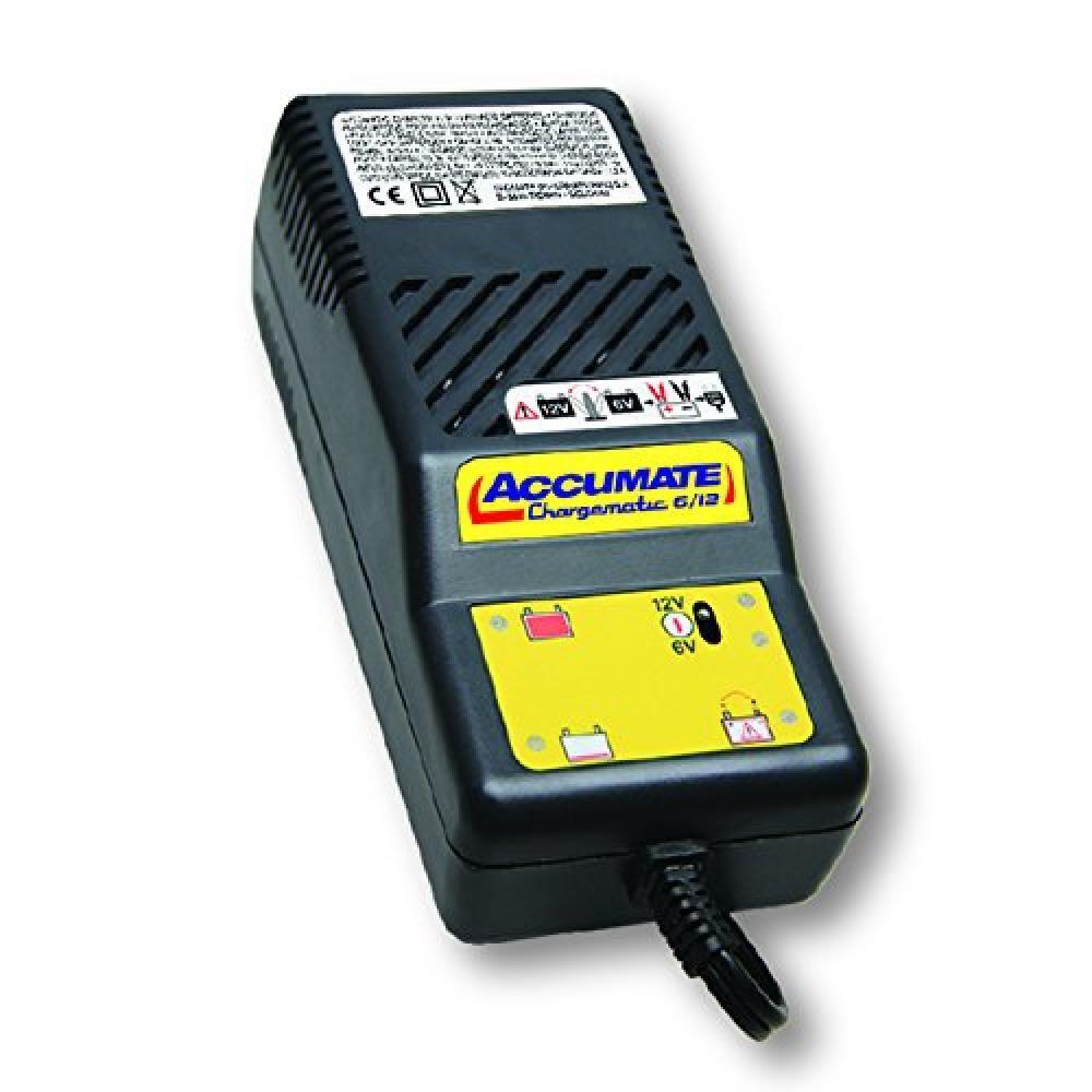 (TG. -) TecMate AccuMate 6/12 1,2A TM06,  Caricabatterie-manutentore ChargeMatic