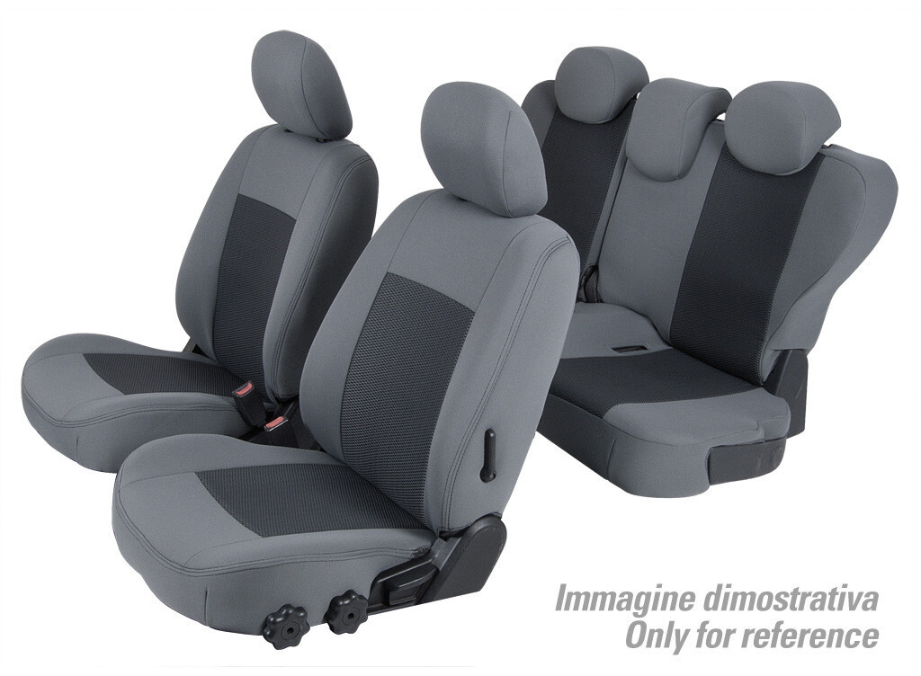 Set coprisedili Superior - Grigio/Nero - su misura per Ford Kuga (03/13>10/19)